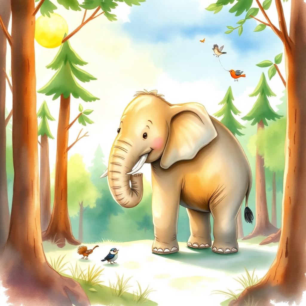 Scène uit "De olifant die nooit vergat — maar nooit vergaf"